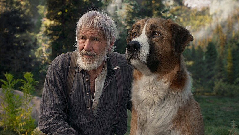 Harrison Ford als John Thornton in "Ruf der Wildnis". Harrison Ford als John Thornton in "Ruf der Wildnis".