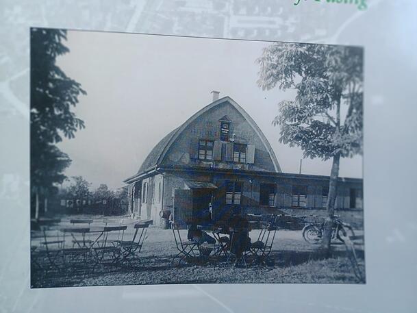 Ein altes Foto vom historischen Prinzregentgarten. Ein altes Foto vom historischen Prinzregentgarten.