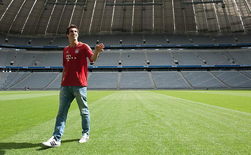 Am Donnerstag um 11.00 Uhr wurde Javier Martínez offiziell vorgestellt. Die Bilder von der Pressekonferenz in der Allianz Arena.