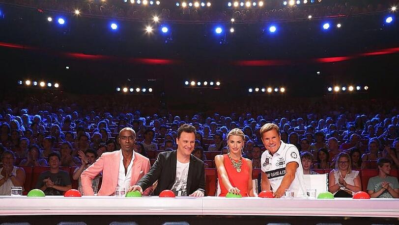 Die "Supertalent"-Jury 2013: Bruce Darnell (li.), Guido Maria Kretschmer, Lena Gercke und Dieter Bohlen Die "Supertalent"-Jury 2013: Bruce Darnell (li.), Guido Maria Kretschmer, Lena Gercke und Dieter Bohlen