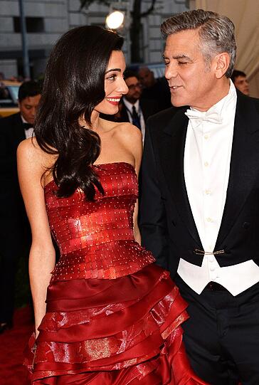 Amal und George Clooney