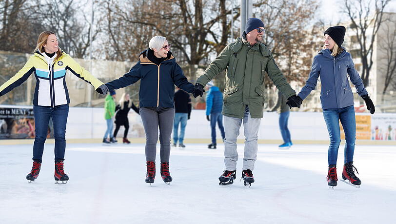 Ab aufs Glatteis zwischen den Jahren.