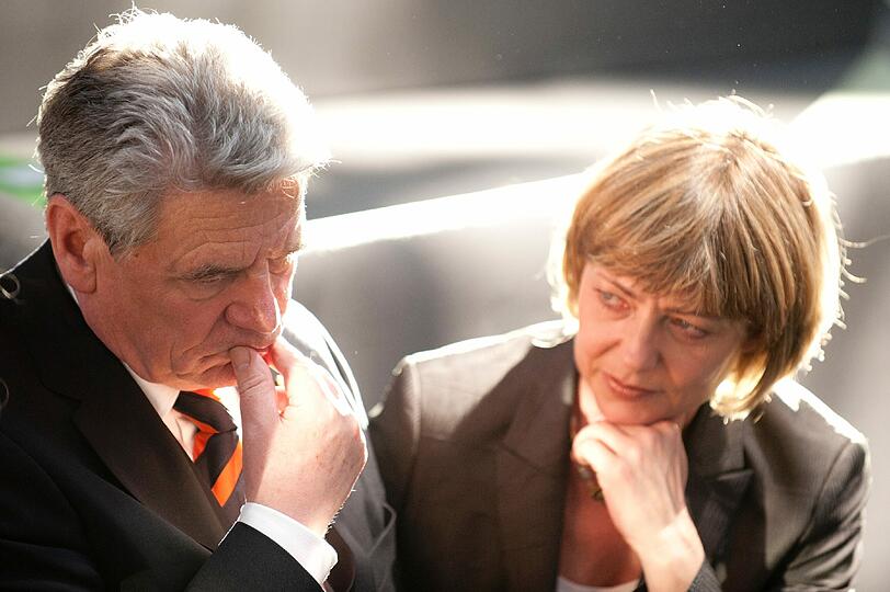 Gauck und seine Lebensgefährtin Daniela Schadt.