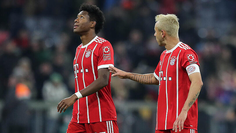 Fehlen in Anderlecht: Der Österreicher David Alaba (links) und der Brasilianer Rafinha.