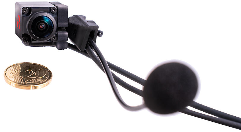 Die RefCam ist kaum gr&ouml;&szlig;er als eine 20-Cent-M&uuml;nze.