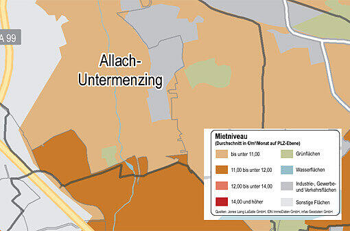Der Mietatlas 2011 - Klicken Sie durch die Viertel