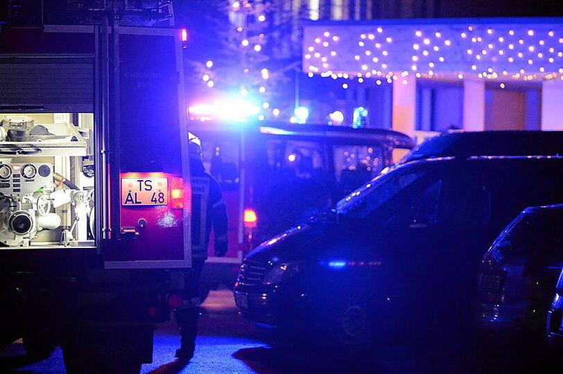 Feueralarm in der Alpenhof-Klinik - die Bilder vom Einsatz.