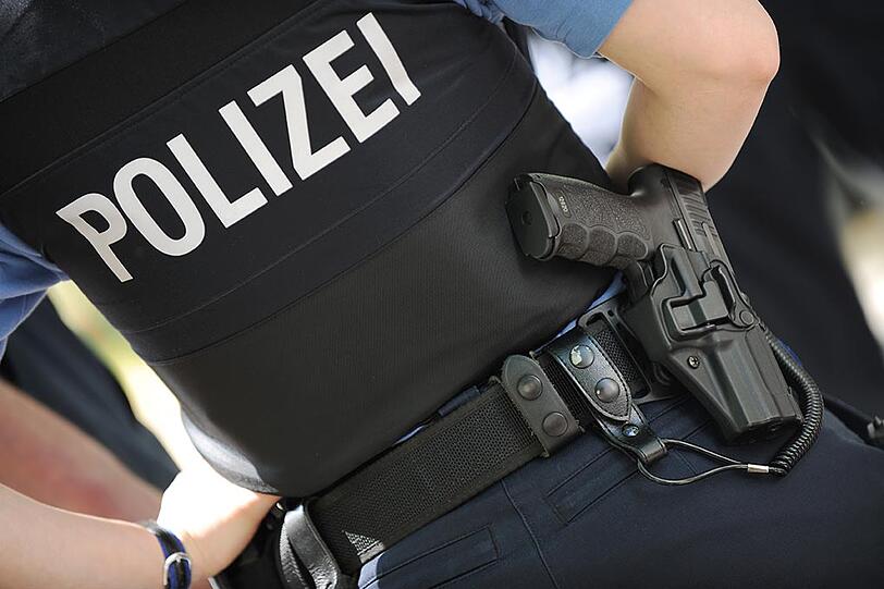 Razzia mitten in München - mehrere hundert Beamte waren im Einsatz.