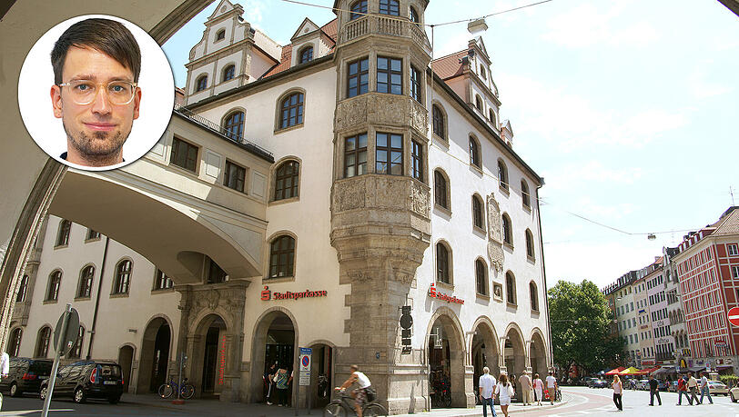 "Die Stadtsparkasse ist eine Münchner Institution. Je mehr sie sich aus dem persönlichen Angebot zurückzieht, desto attraktiver werden günstigere Banken." Ein Kommentar von AZ-Lokalchef Felix Müller. "Die Stadtsparkasse ist eine Münchner Institution. Je mehr sie sich aus dem persönlichen Angebot zurückzieht, desto attraktiver werden günstigere Banken." Ein Kommentar von AZ-Lokalchef Felix Müller.