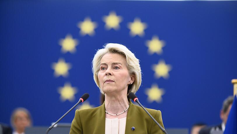 Will den Mitgliedsländern Vorschläge für Sanktionen gegen extremistischen Minister und gegen gewalttätige Siedler unterbreiten: EU-Kommissionspräsidentin Ursula von der Leyen.