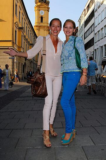 Lisa Seitz und Tochter