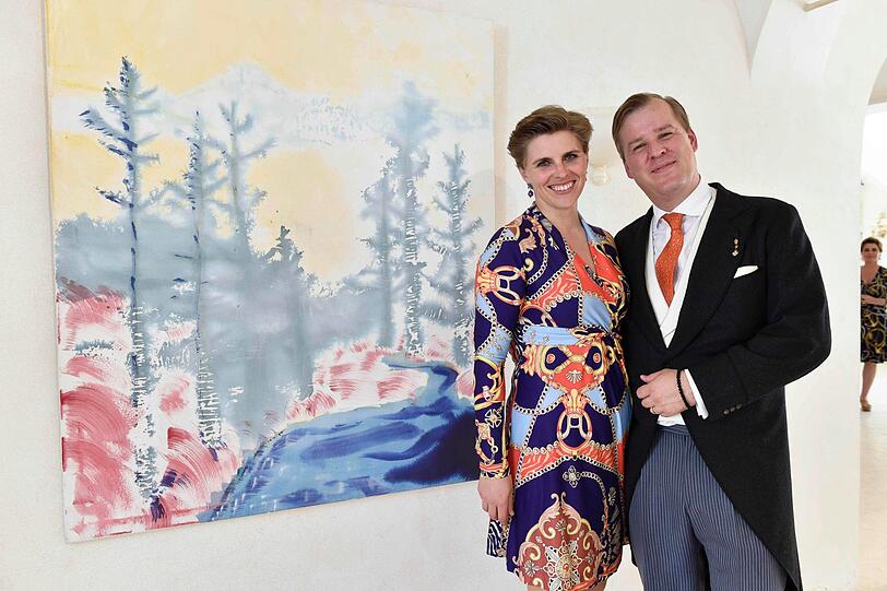 Jovi Graf von Schaesberg mit Frau Sophia (Isi) Gräfin von Schaesberg