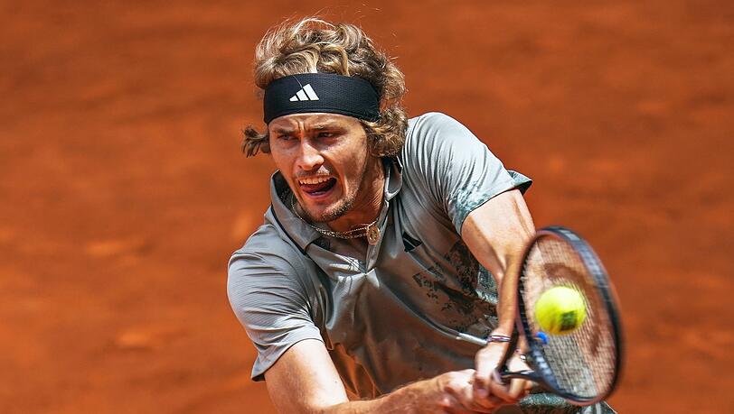 Alexander Zverev in Aktion.
