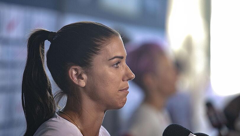 Äußerte scharfe Kritik am spanischen Fußball-Verbandspräsidenten Luis Rubiales: Alex Morgan.