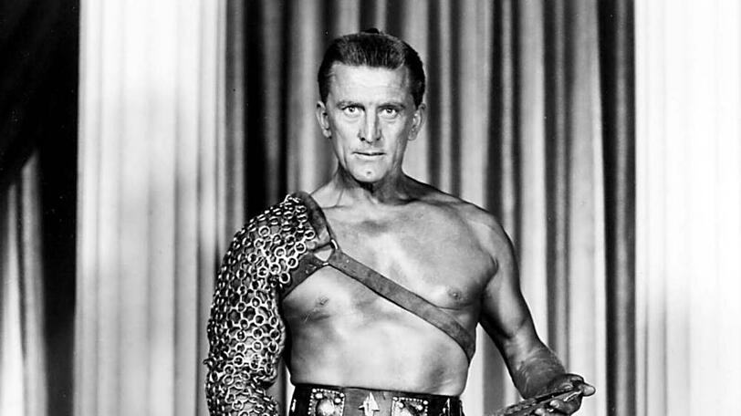 Kirk Douglas in seiner Paraderolle des Sklavenanführers "Spartacus" (1960)