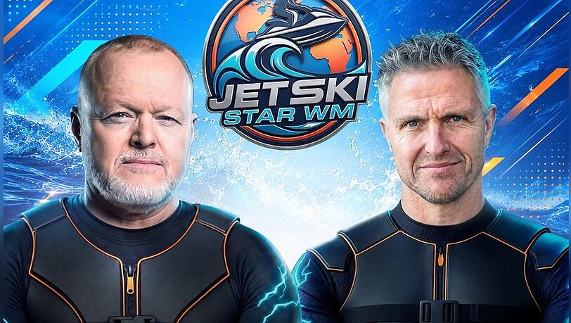 Ralf Schumacher (r.) und Stefan Raab traten als Team bei der "Jetski Star WM" an.