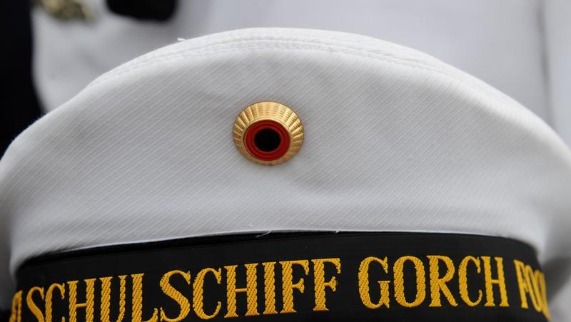 Die Mütze eines Besatzungsmitgliedes der Gorch Fock. Die Mütze eines Besatzungsmitgliedes der Gorch Fock.