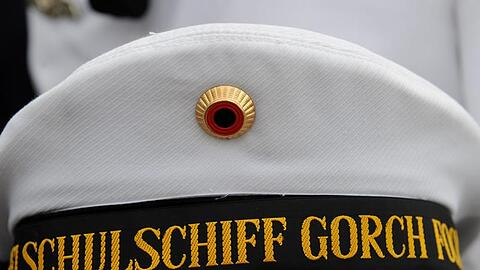 Die Mütze eines Besatzungsmitgliedes der Gorch Fock.