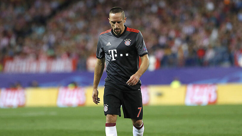 Franck Ribéry laboriert an einer Oberschenkelverletzung. Franck Ribéry laboriert an einer Oberschenkelverletzung.