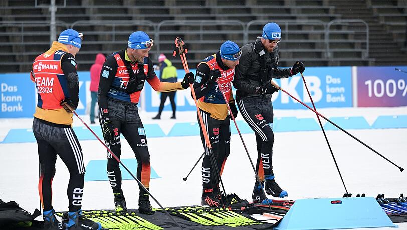 Die Ski der Biathleten werden auch beim Weltcup in Oslo ein großes Thema sein.