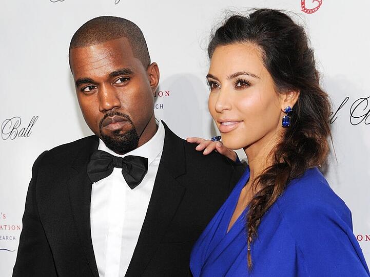 Zoff wegen Babyfotos: Kanye West und Kim Kardashian