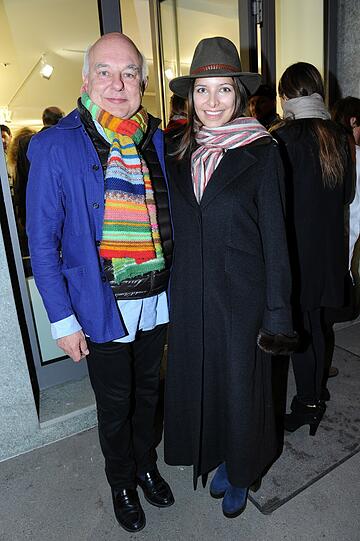 Rolf Sachs mit Tochter Roya.