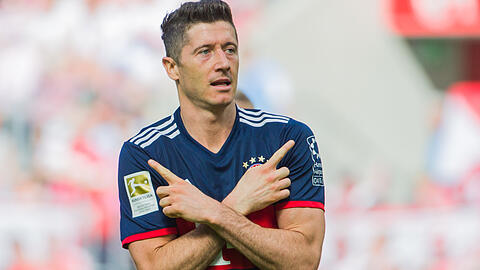 Bleibt er oder geht der? - Die Zukunft von Robert Lewandowski beim FC Bayern ist ungewiss.