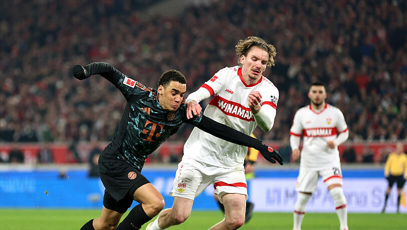 Jamal Musiala (l.) und Nick Woltemade treffen Mitte August im Franz-Beckenbauer-Supercup aufeinander.