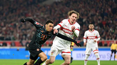 Jamal Musiala (l.) und Nick Woltemade treffen Mitte August im Franz-Beckenbauer-Supercup aufeinander.