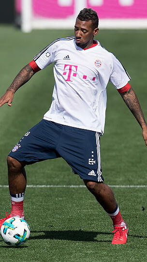 Schwitzen für den großen Triple-Traum: Klicken Sie sich durch die Trainings-Bilder vom Mittwoch.