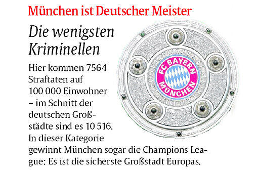 In diesen Bereichen ist München absolute Spitze. Die Bilderstrecke zum Durchklicken.