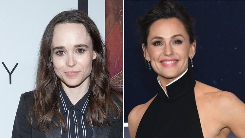 Auch Elliot Page (l.) und Jennifer Garner stehen bei den Oscars auf der Bühne. Auch Elliot Page (l.) und Jennifer Garner stehen bei den Oscars auf der Bühne.