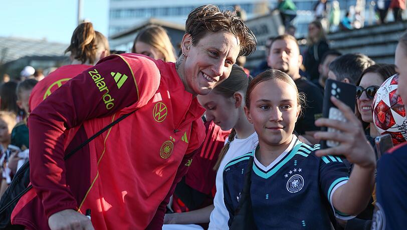 Pausiert in der DFB-Auswahl: Ann-Katrin Berger. (Archivbild) Pausiert in der DFB-Auswahl: Ann-Katrin Berger. (Archivbild)