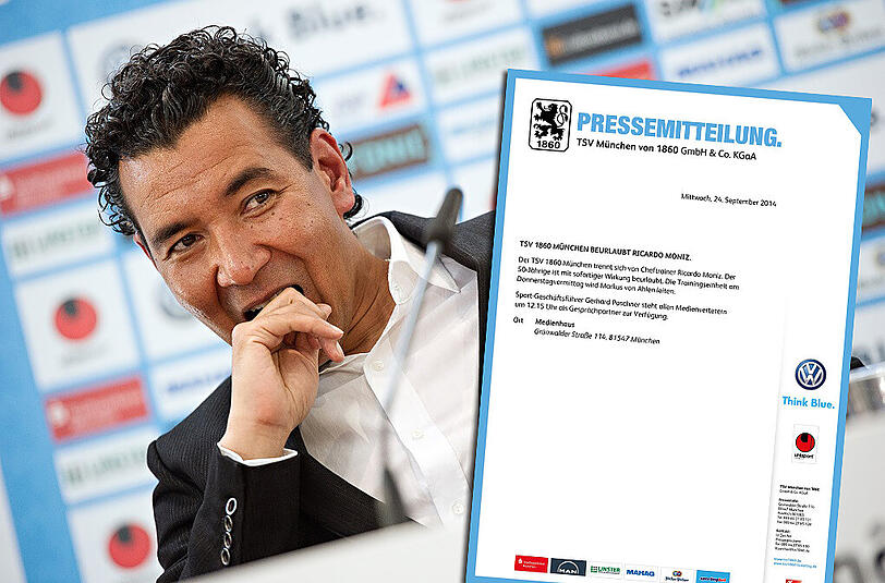 Nicht mehr Trainer des TSV 1860: Ricardo Moniz.