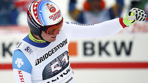 Sieger der Lauberhorn-Kombination in Wengen: der Schweizer Niels Hintermann.