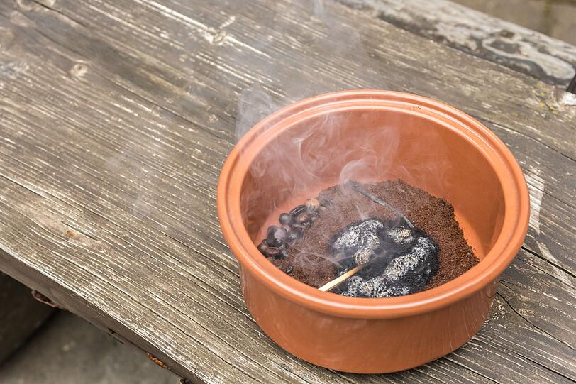 Wenn wir schon bei Ungeziefer sind: Auch Wespen können durch Kaffeesatz in die Flucht geschlagen werden. Schütten Sie dafür etwas Kaffeesatz in eine feuerfeste Schale und zünden Sie ihn an. Der aufsteigende Rauch mit Kaffeearoma wird garantiert jede Wespe in der Nähe in null Komma nichts vertreiben. Wenn wir schon bei Ungeziefer sind: Auch Wespen können durch Kaffeesatz in die Flucht geschlagen werden. Schütten Sie dafür etwas Kaffeesatz in eine feuerfeste Schale und zünden Sie ihn an. Der aufsteigende Rauch mit Kaffeearoma wird garantiert jede Wespe in der Nähe in null Komma nichts vertreiben.