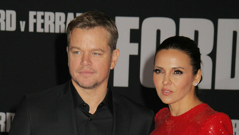 Vierfache Eltern: Matt Damon und seine Frau Luciana Bozan Barroso Vierfache Eltern: Matt Damon und seine Frau Luciana Bozan Barroso