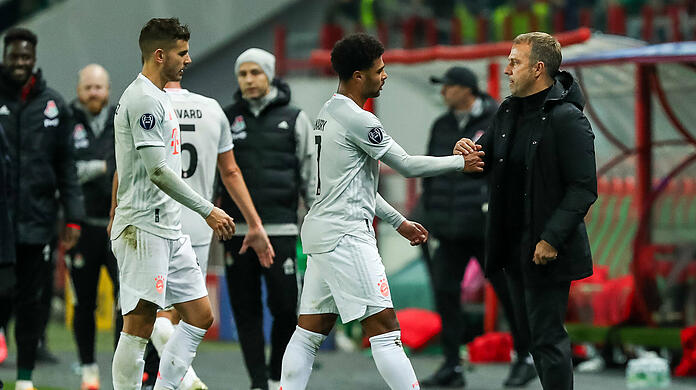 Der FC Bayern hat eine einstudierte Variante im Angriff.