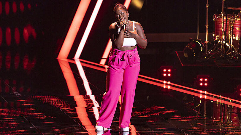 Beim Auftritt von Talent Esther Nkongo ist es zu einer Panne gekommen.