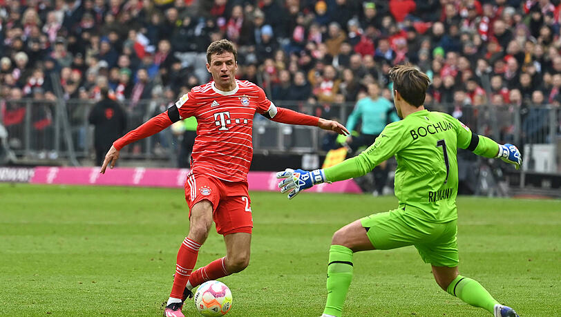 Thomas Müller spielte nur eine Halbzeit gegen den VfL Bochum.