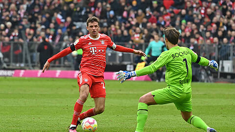 Thomas Müller spielte nur eine Halbzeit gegen den VfL Bochum.
