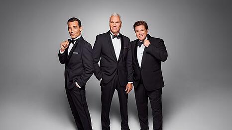 Von links: Erol Sander, Dave Kaufmann und Francis Fulton-Smith.