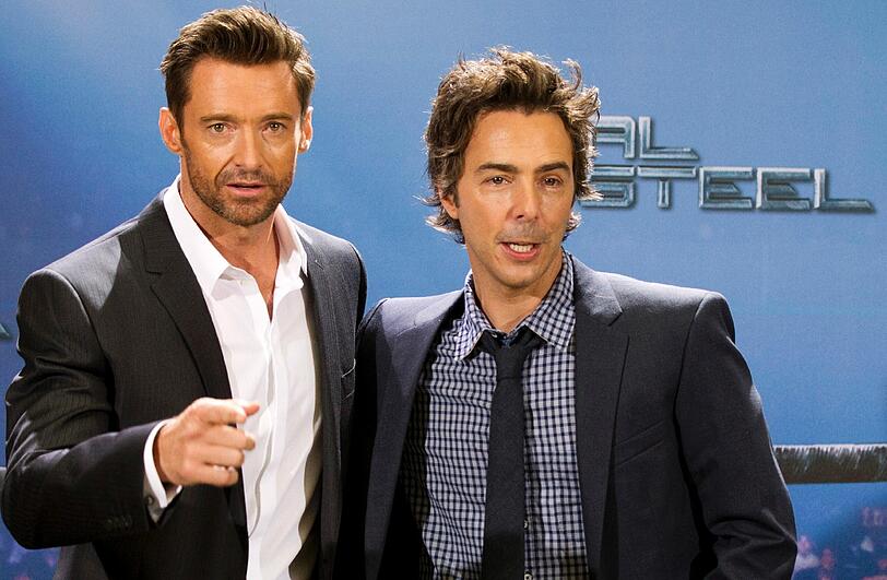 Hugh Jackman in München: Der Superstar stellt seinen neuen Film "Real Steel" vor.