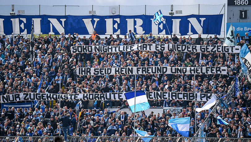 Recht drastische Worte an die Münchner Polizei gerichtet.