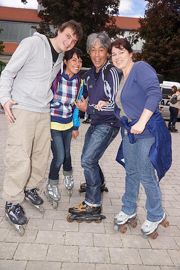 Sportlich: Der Saison-Auftakt der AOK-Blade-Night.