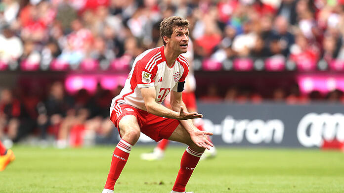 Thomas Müller - nicht zu Nationalmannschaft nominiert worden - nutzt seine Sommerpause um eine nicht zufriedenstellende Saison aus dem Kopf zu bekommen.