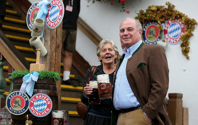 Uli Hoeness mit seiner Frau Susi.