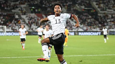 Karim Adeyemi traf gleich in seinem ersten Länderspiel.