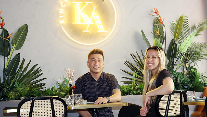 Die Geschwister Duc Tai und Huong Tra Nguyen. Er kümmert sich vorwiegend um die Küche, sie um Wein, Cocktails und das ganze Drumherum