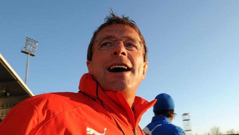 Glücklich über seine Entscheidung: Hoffenheim-Coach Ralf Rangnick. Glücklich über seine Entscheidung: Hoffenheim-Coach Ralf Rangnick.
